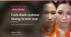 Cách đánh cushion không bị mốc