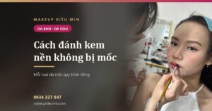 Cách đánh kem nền không bị mốc