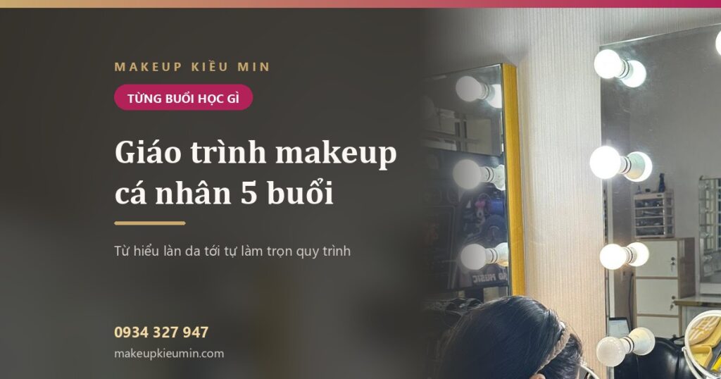 Makeup Kiều Min — banner giao trinh makeup ca nhan 5 buoi