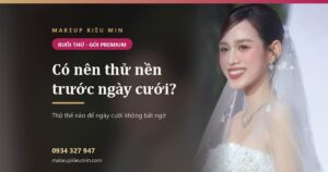 Thử nền trước ngày cưới