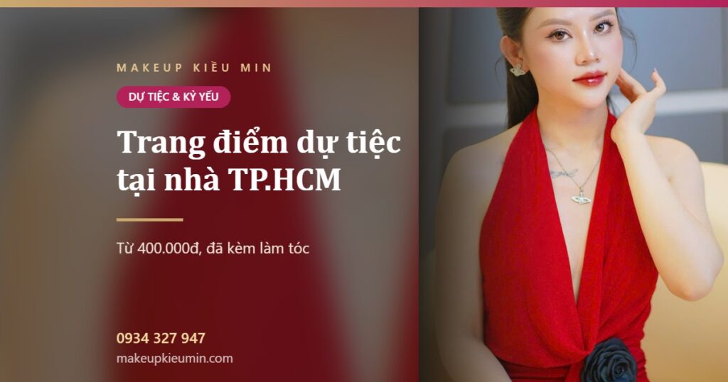 Ảnh bài viết trang điểm dự tiệc tại nhà tp.hcm của Makeup Kiều Min