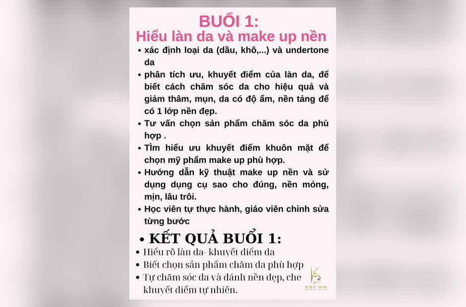 Giáo trình buổi 1: chọn nền và che khuyết điểm