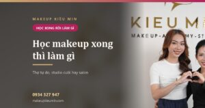 Học makeup xong thì làm gì — thợ tự do, studio cưới hay salon