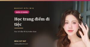Banner: Học trang điểm đi tiệc: khóa cá nhân dạy tới đâu thì tự make được
