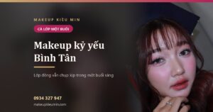 Makeup kỷ yếu Bình Tân: lớp đông vẫn chụp kịp trong một buổi