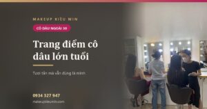 Cô dâu lớn tuổi, ngoài 30: trang điểm tươi tắn mà vẫn đúng là mình