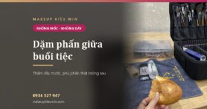 Cách dặm lại phấn giữa buổi mà không bị mốc, không dày mặt