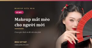 Makeup mắt mèo cho người mới — chọn góc đuôi mắt và độ dài vừa phải